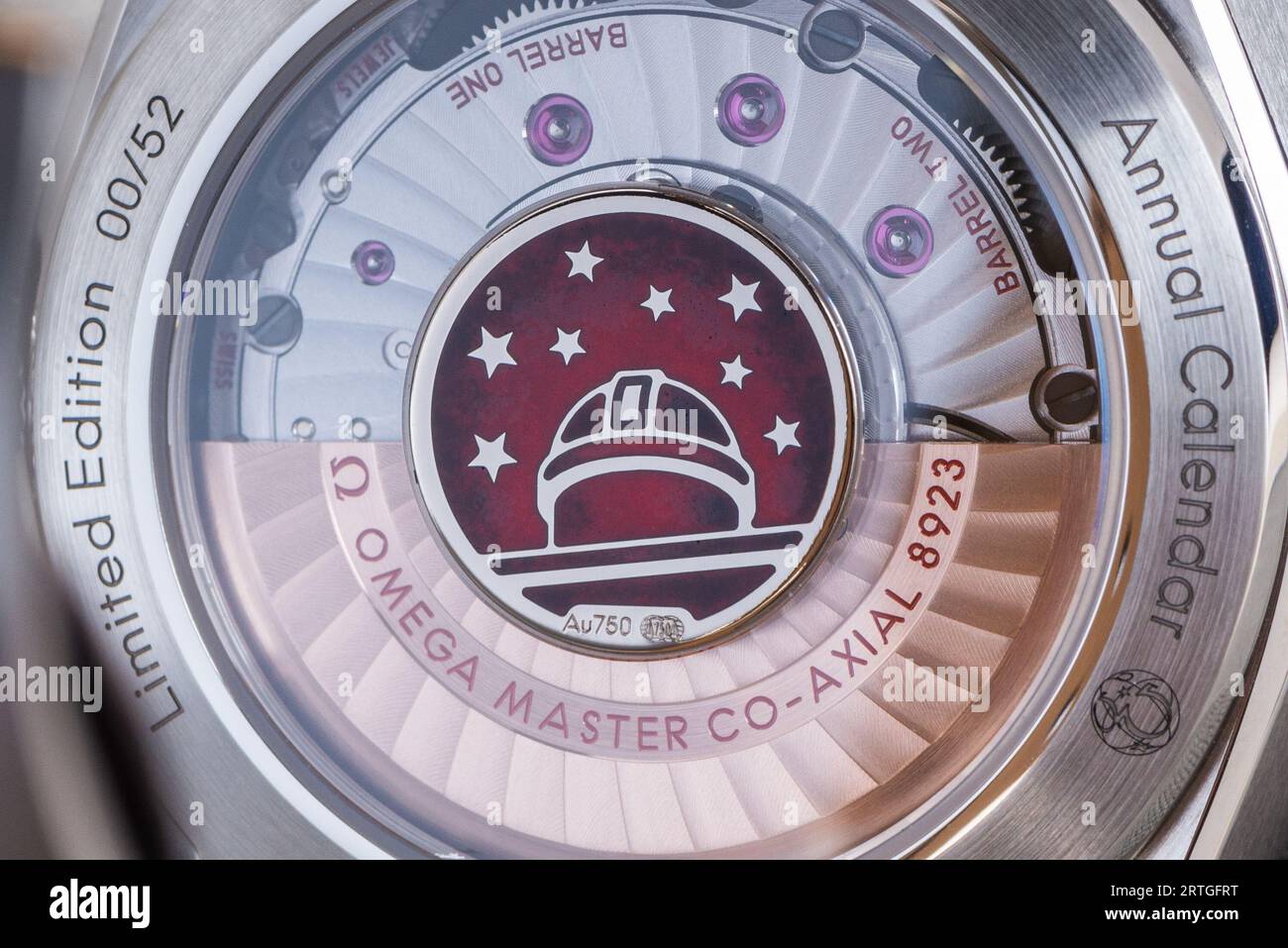 Omega Globemaster Annual Calendar models Stock Photo - Alamy