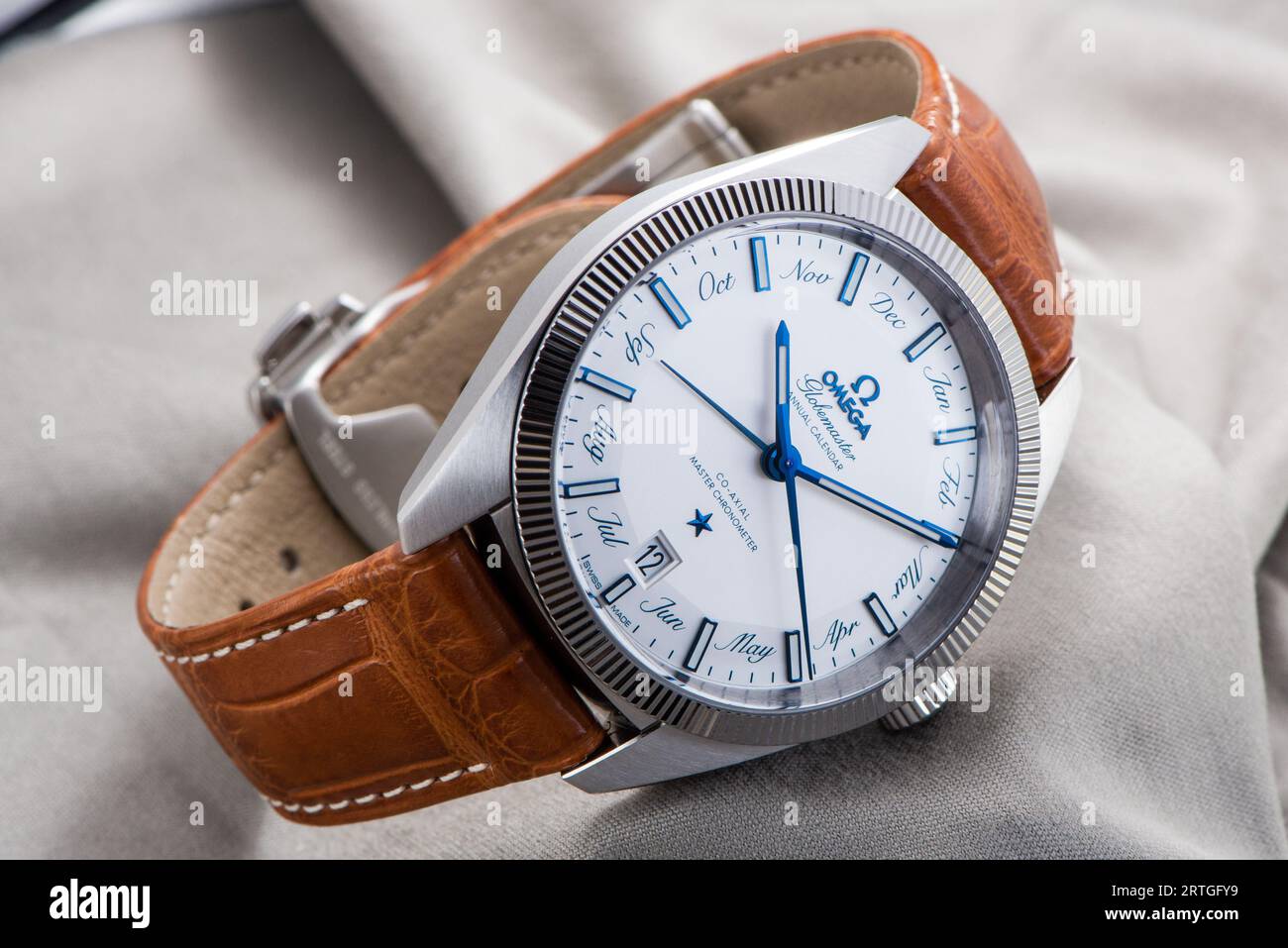 Omega Globemaster Annual Calendar models Stock Photo Alamy Omega Globemaster Annual Calendar models Stock Photo Alamy