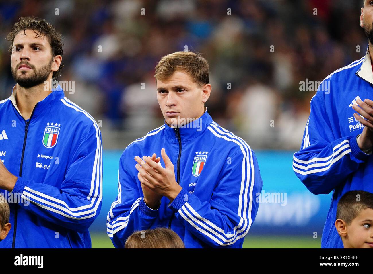 Milan, Italy - September 12, 2023, Federico Dimarco (Italy) during the UEFA  Euro 2024, European Qualifiers, Group C football match between Italy and  Ukraine on September 12, 2023 at San Siro stadium