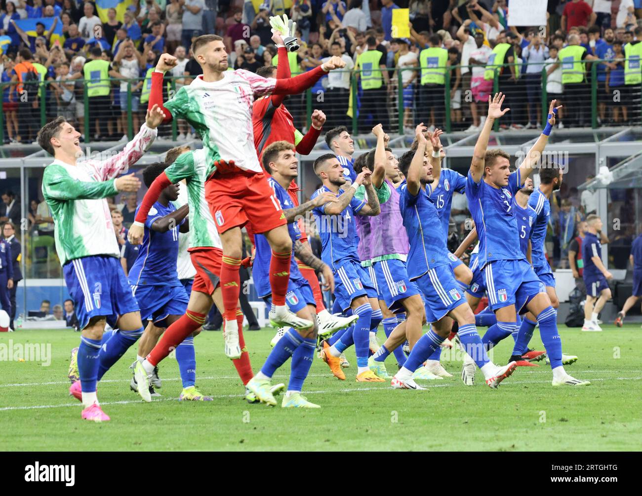 Milan, Italy - September 12, 2023, Federico Dimarco (Italy) during the UEFA  Euro 2024, European Qualifiers, Group C football match between Italy and  Ukraine on September 12, 2023 at San Siro stadium