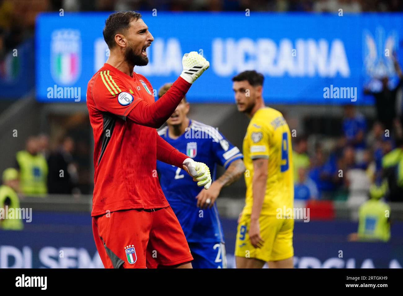 Milan, Italy - September 12, 2023, Federico Dimarco (Italy) during the UEFA  Euro 2024, European Qualifiers, Group C football match between Italy and  Ukraine on September 12, 2023 at San Siro stadium