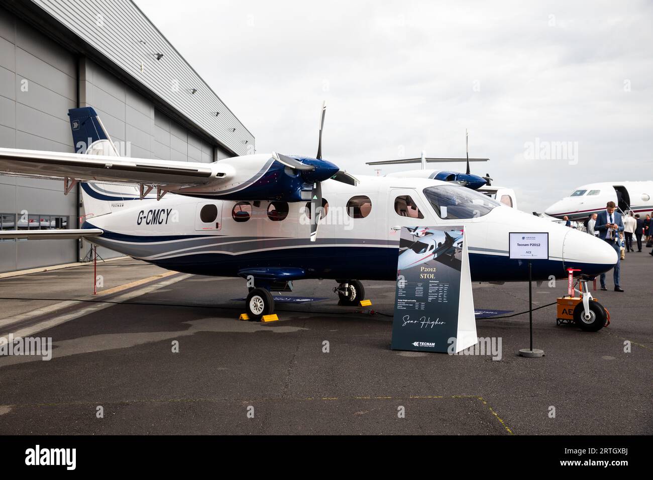 Air Charter Expo 2023 at London Biggin Hill Airport Stock Photo - Alamy