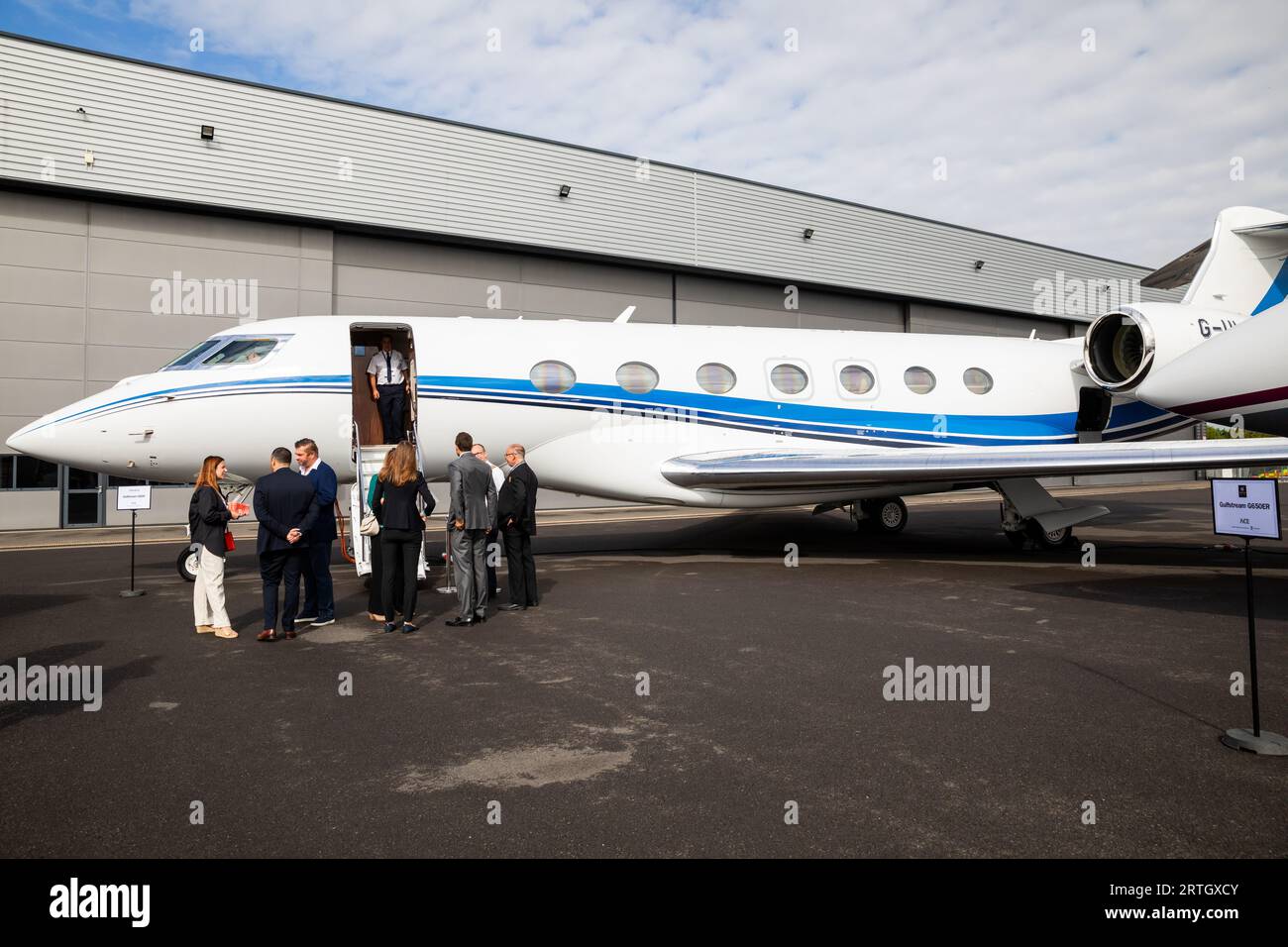 Air Charter Expo 2023 at London Biggin Hill Airport Stock Photo - Alamy