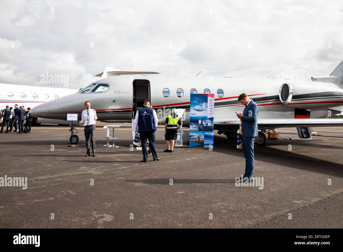 Air Charter Expo 2023 at London Biggin Hill Airport Stock Photo - Alamy
