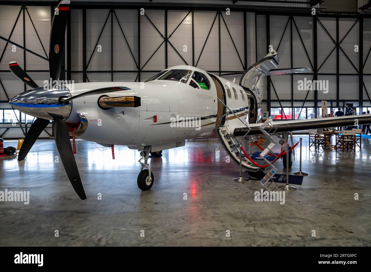 Air Charter Expo 2023 at London Biggin Hill Airport Stock Photo - Alamy