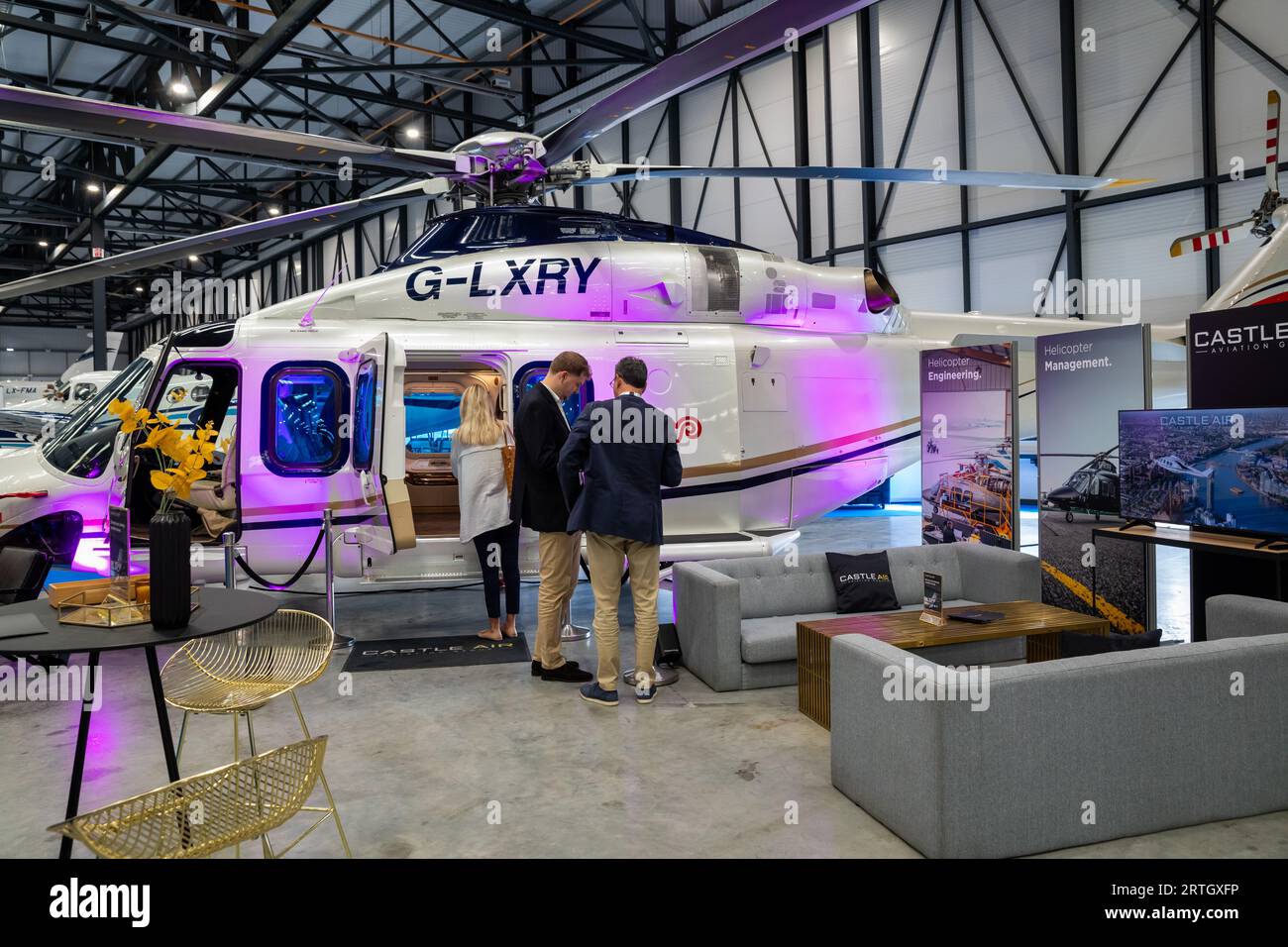 Air Charter Expo 2023 at London Biggin Hill Airport Stock Photo - Alamy
