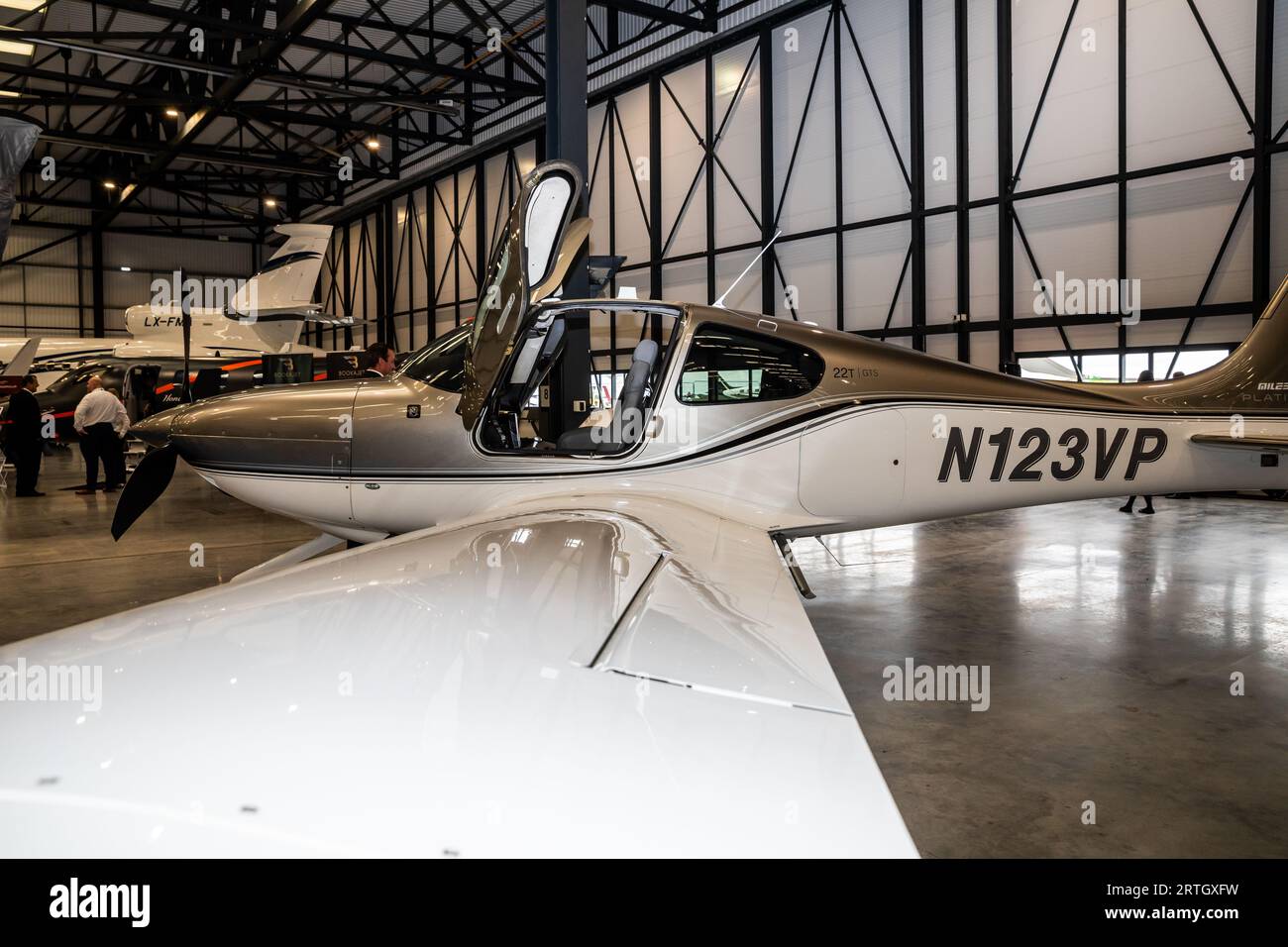 Air Charter Expo 2023 at London Biggin Hill Airport Stock Photo - Alamy