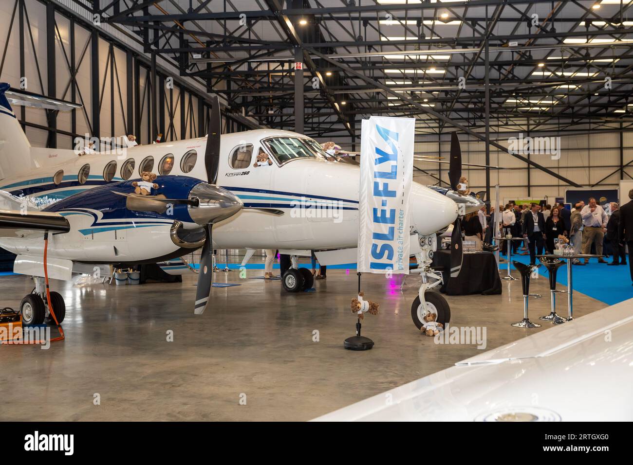 Air Charter Expo 2023 at London Biggin Hill Airport Stock Photo - Alamy