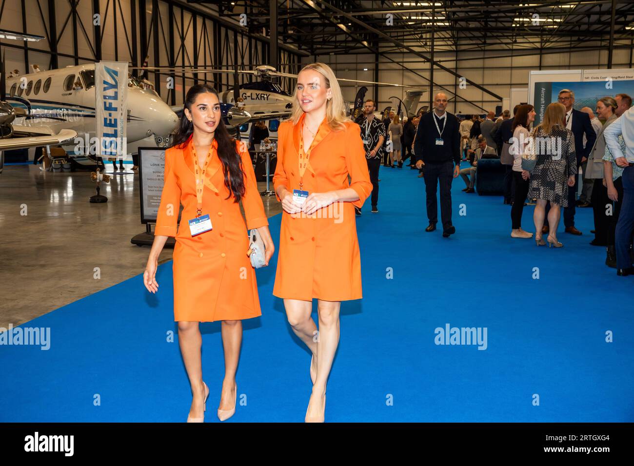 Air Charter Expo 2023 at London Biggin Hill Airport Stock Photo - Alamy