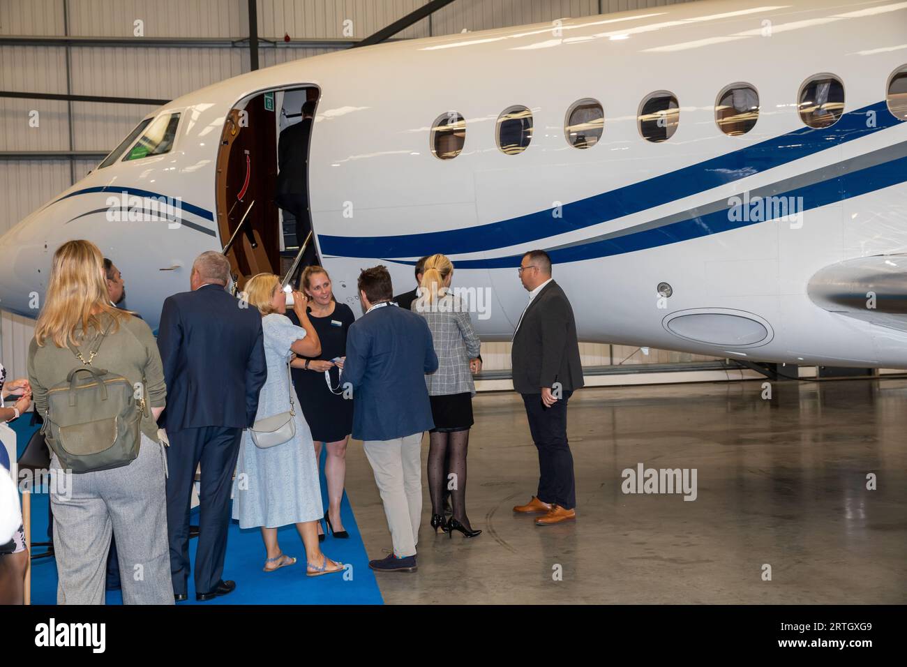 Air Charter Expo 2023 at London Biggin Hill Airport Stock Photo - Alamy