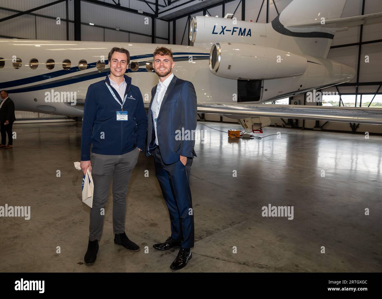 Air Charter Expo 2023 at London Biggin Hill Airport Stock Photo - Alamy