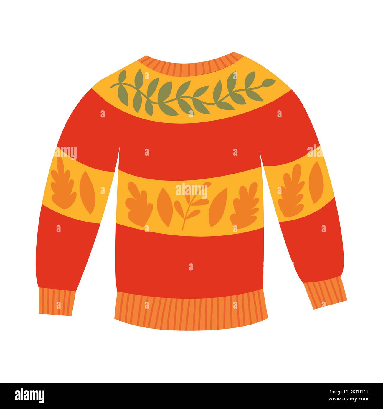 hand made autumn sweater Stock Vector Image & Art - Alamy