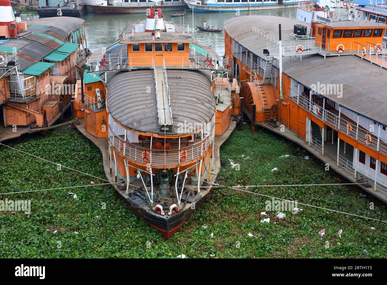 Dhaka, Dhaka, Bangladesh. 13th Sep, 2023. Traditional Paddle steamer of