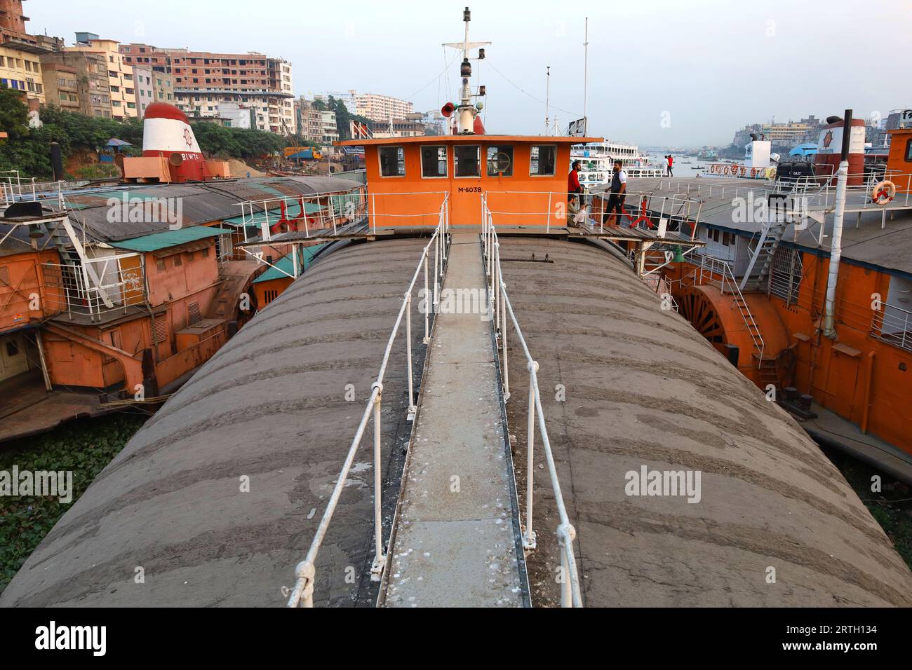 Dhaka, Dhaka, Bangladesh. 13th Sep, 2023. Traditional Paddle steamer of