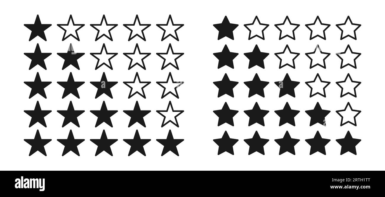 Five stars black icon Stock Vector Images - Alamy
