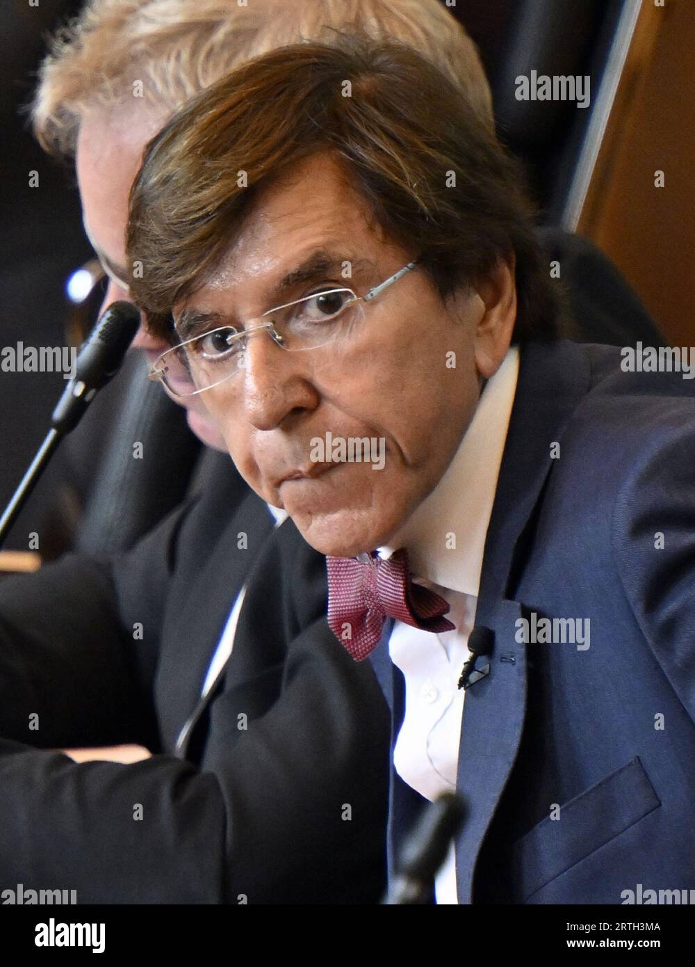 Namur, Belgium. 13th Sep, 2023. Walloon Minister President Elio Di Rupo pictured during a plenary session of the Walloon Parliament in Namur, Wednesday 13 September 2023. BELGA PHOTO ERIC LALMAND Credit: Belga News Agency/Alamy Live News Stock Photo