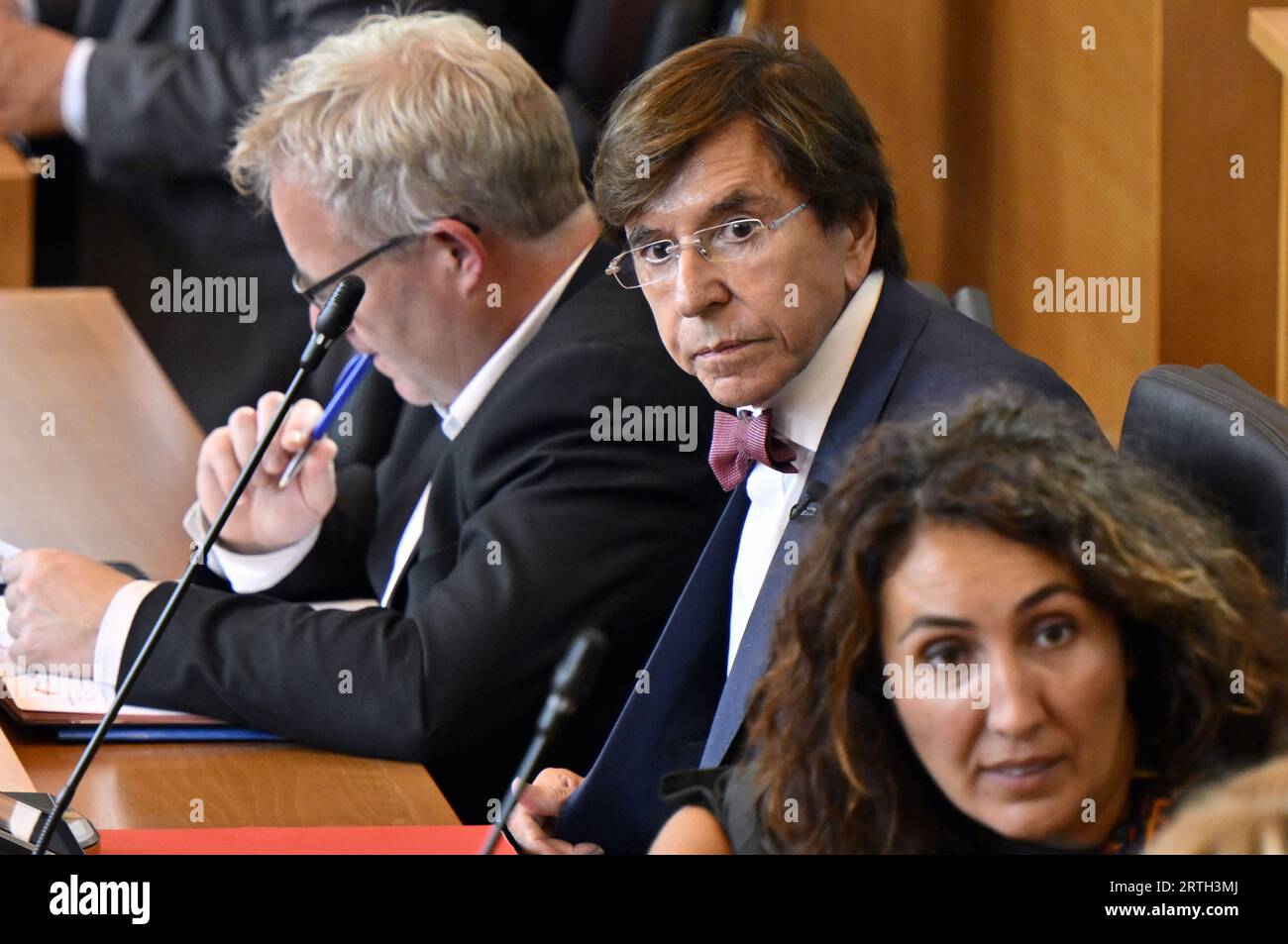 Namur, Belgium. 13th Sep, 2023. Walloon Minister President Elio Di Rupo pictured during a plenary session of the Walloon Parliament in Namur, Wednesday 13 September 2023. BELGA PHOTO ERIC LALMAND Credit: Belga News Agency/Alamy Live News Stock Photo