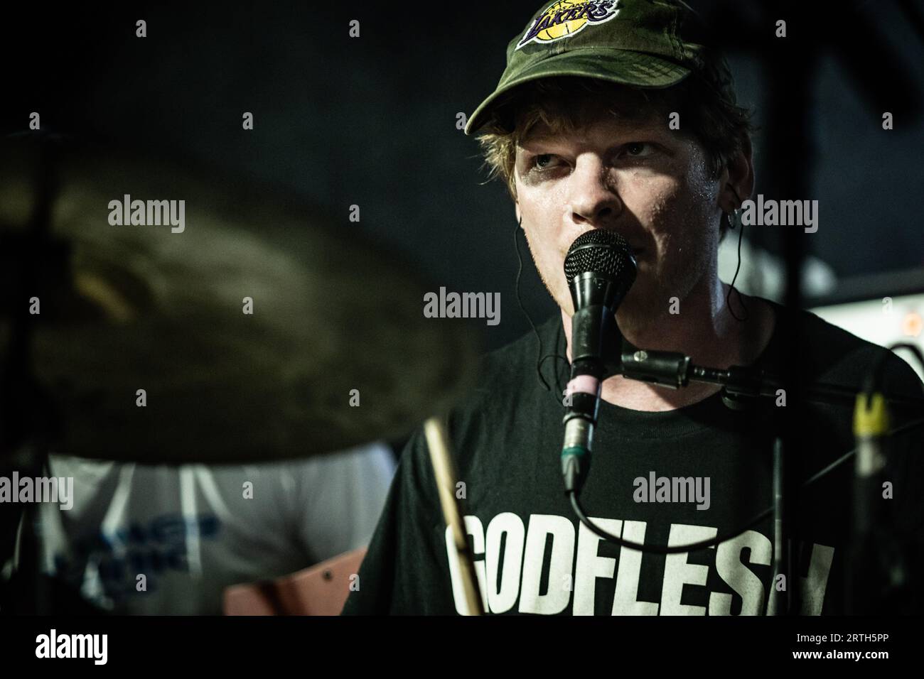 Copenhagen, Denmark. 12th Sep, 2023. The English postpunk band Squid