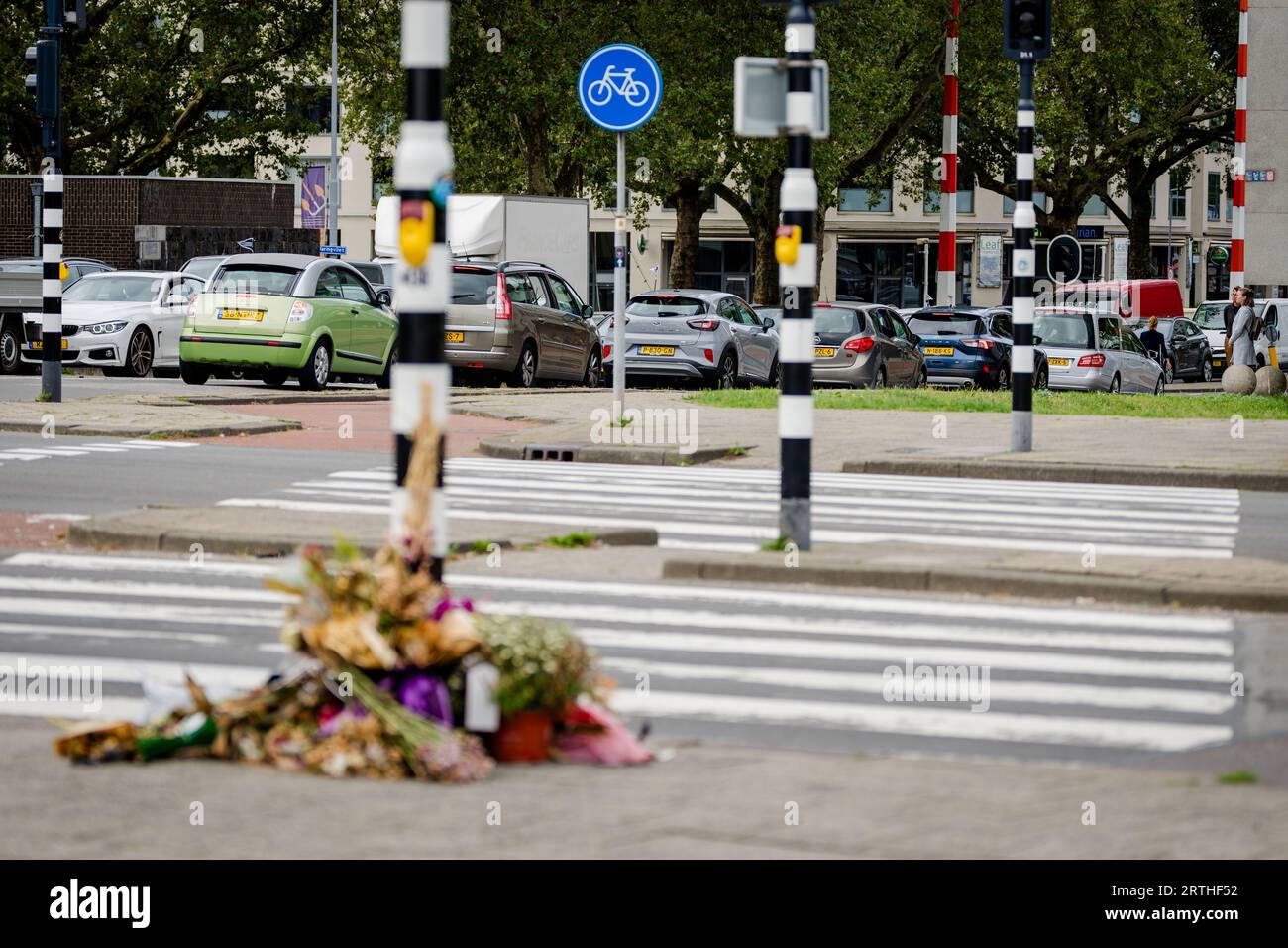 ROTTERDAM The funeral procession for the pedestrian who was killed on