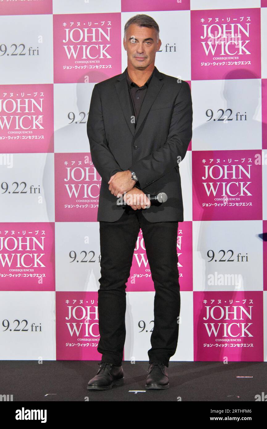 Tokyo, Japan. 13th Sep, 2023. Director Chad Stahelski attends the Japan premiere for the film 'John Wick: Chapter 4' in Tokyo, Japan on Wednesday, September 13, 2023. Photo by Keizo Mori/UPI Credit: UPI/Alamy Live News Stock Photo