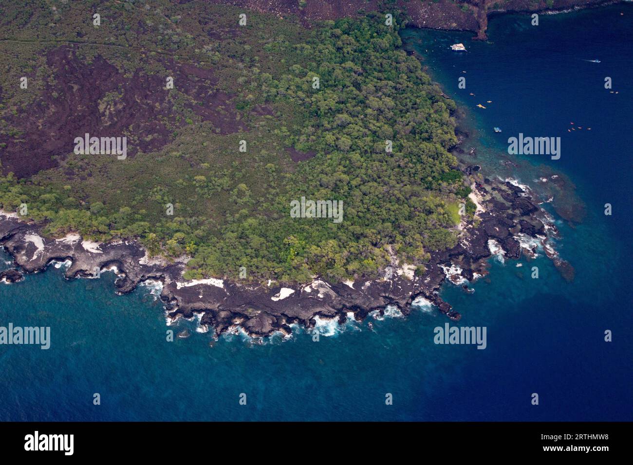 Aerial view tropical bay on hi-res stock photography and images - Alamy