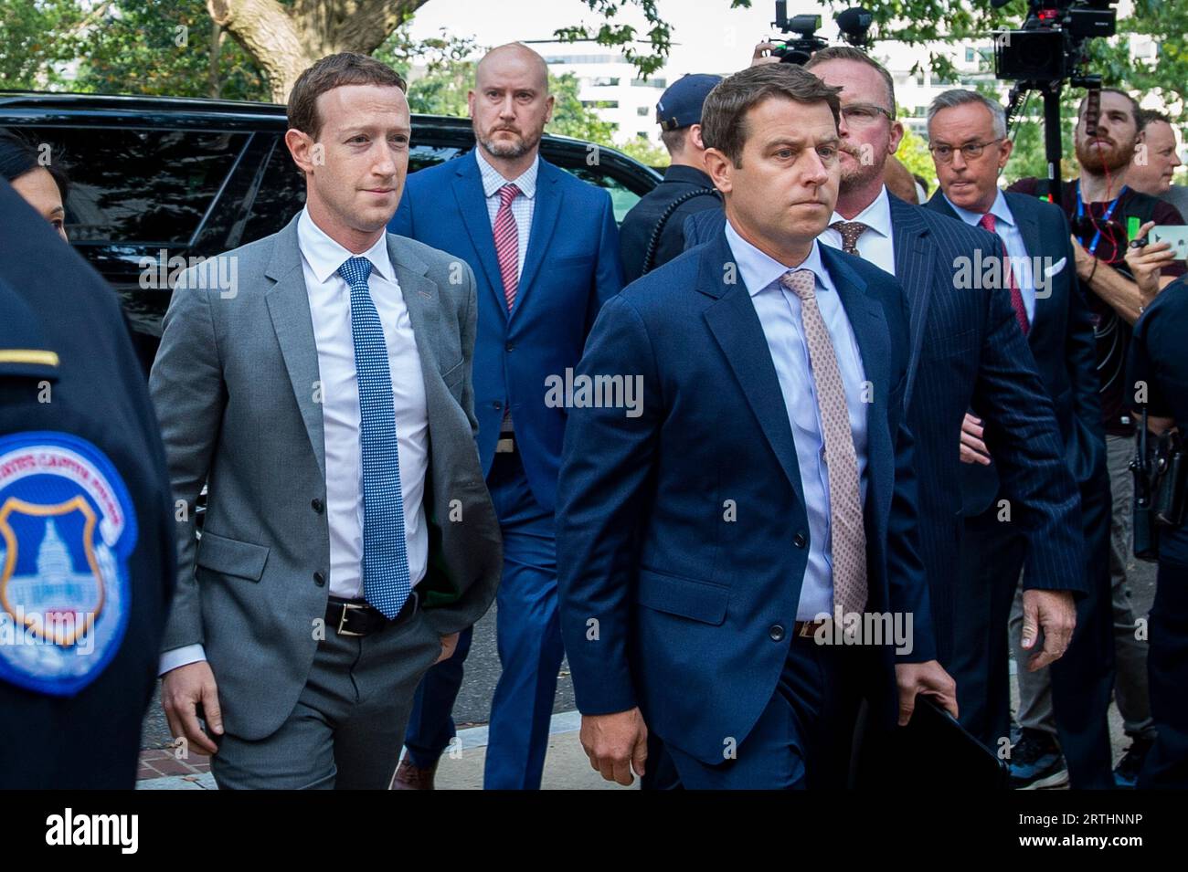 Mark Zuckerberg, left, Chairman and Chief Executive Officer, Facebook