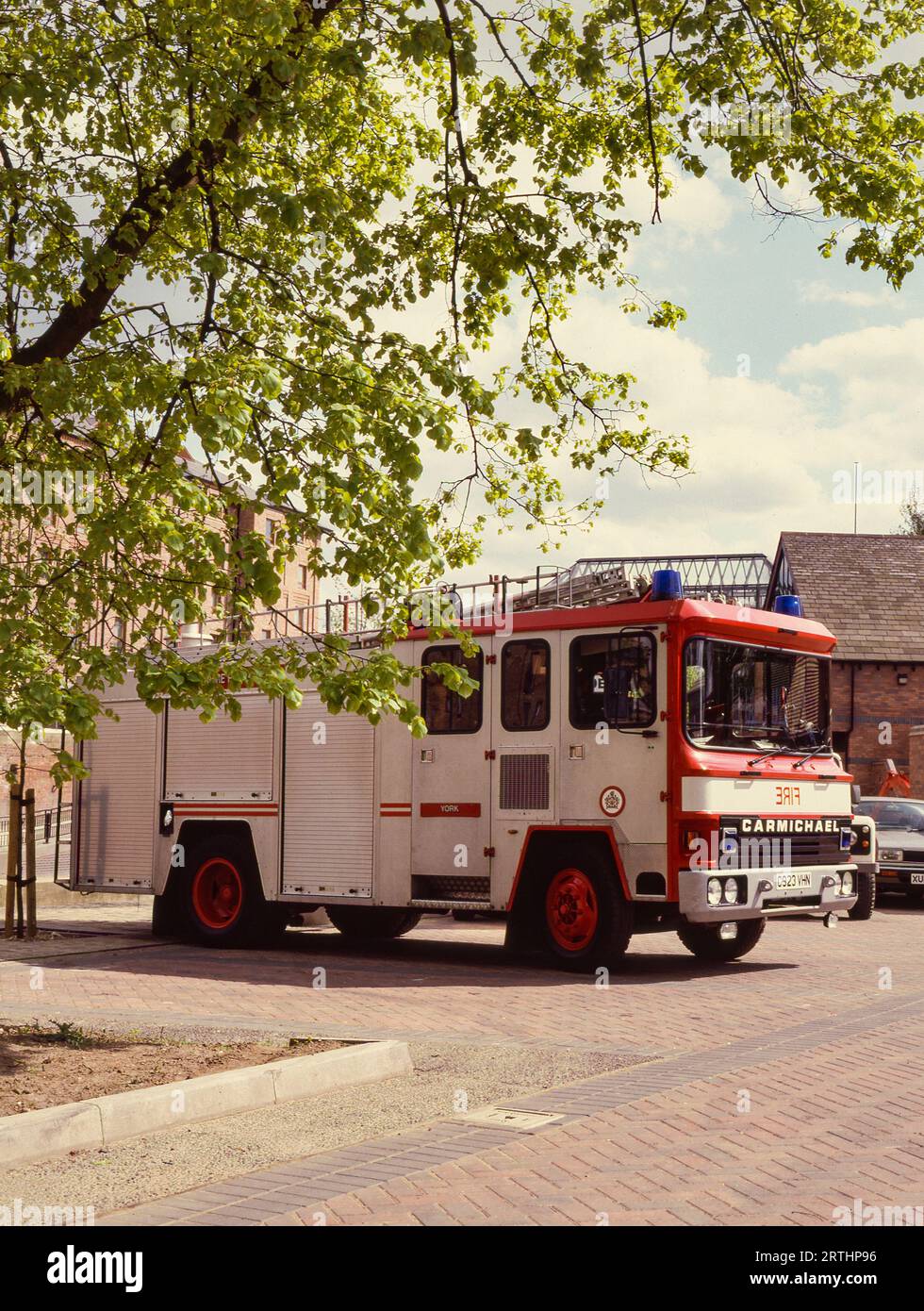 1980's Fire Engine Truck Stock Photo - Alamy