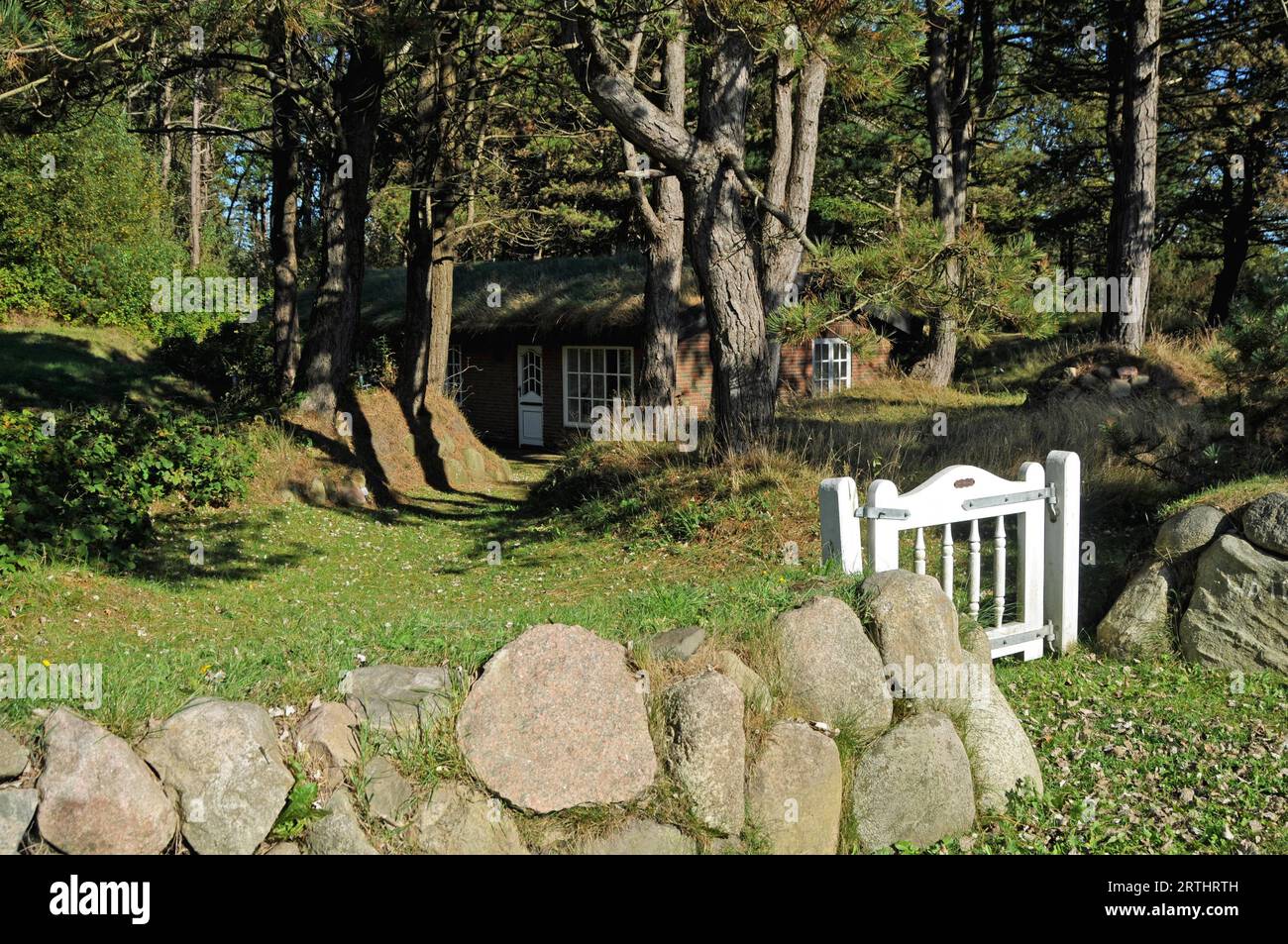 Frisian Wall in Schleswig Holstein Stock Photo