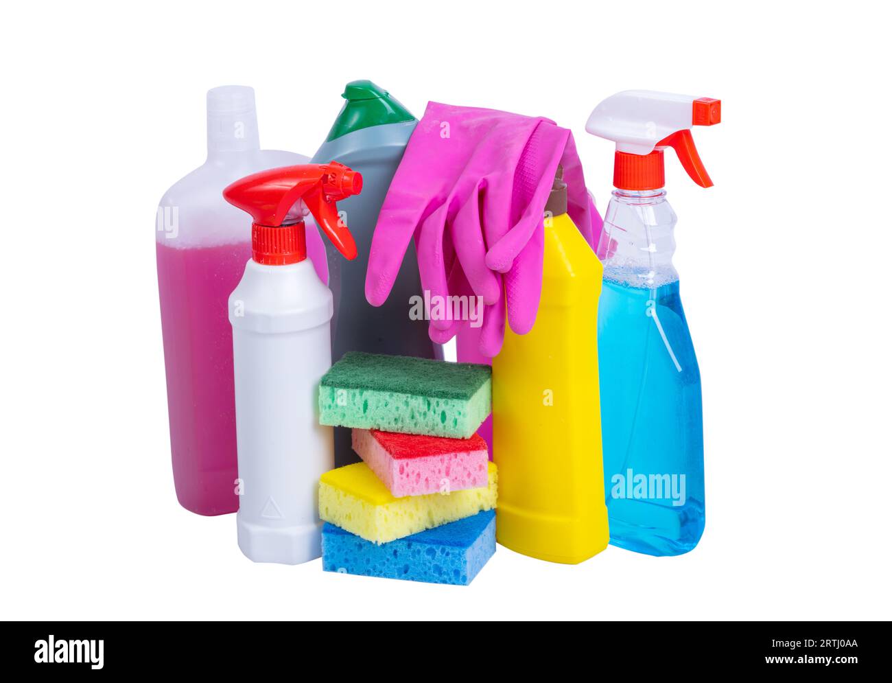 Household Cleaning Products Stock Photo - Alamy