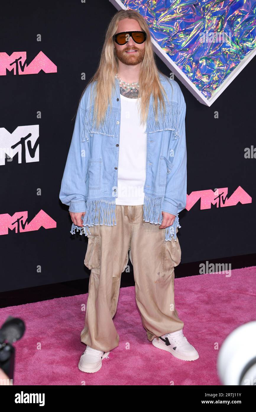 New Jersey, USA. 12th Sep, 2023. Sam Ryder walking on the red carpet at