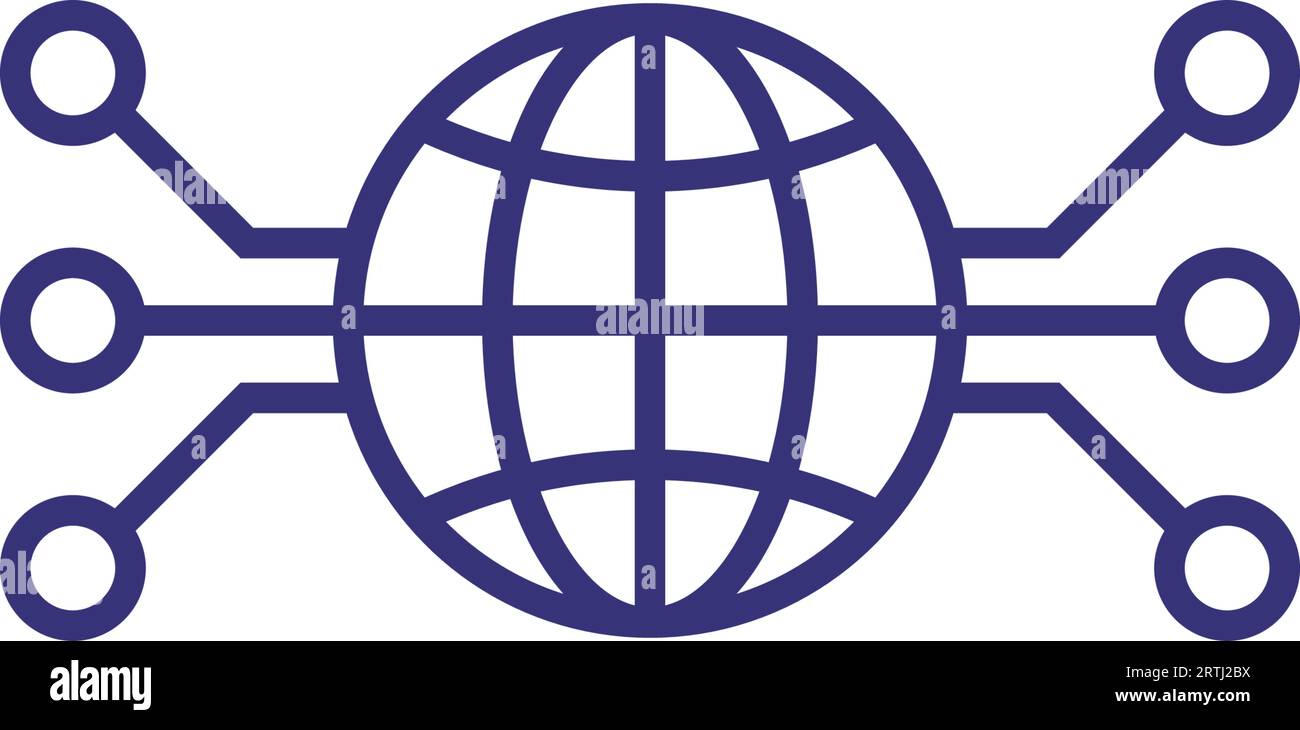 Network line icon Stock Vector Image & Art Alamy