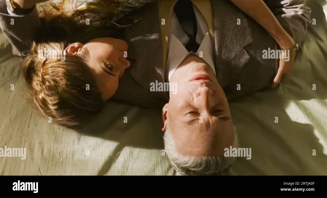 USA. Adam Driver and Shailene Woodley in the (C)Neon new film: Ferrari  (2023). Plot: Set in the summer of 1957, with Enzo Ferrari's auto empire in  crisis, the ex-racer turned entrepreneur pushes