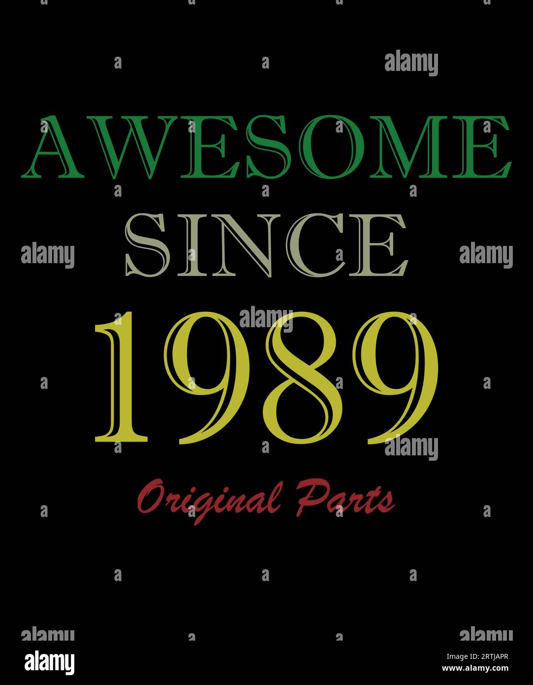 Awesome Since 1988. Born in the year 1988 vintage birthday