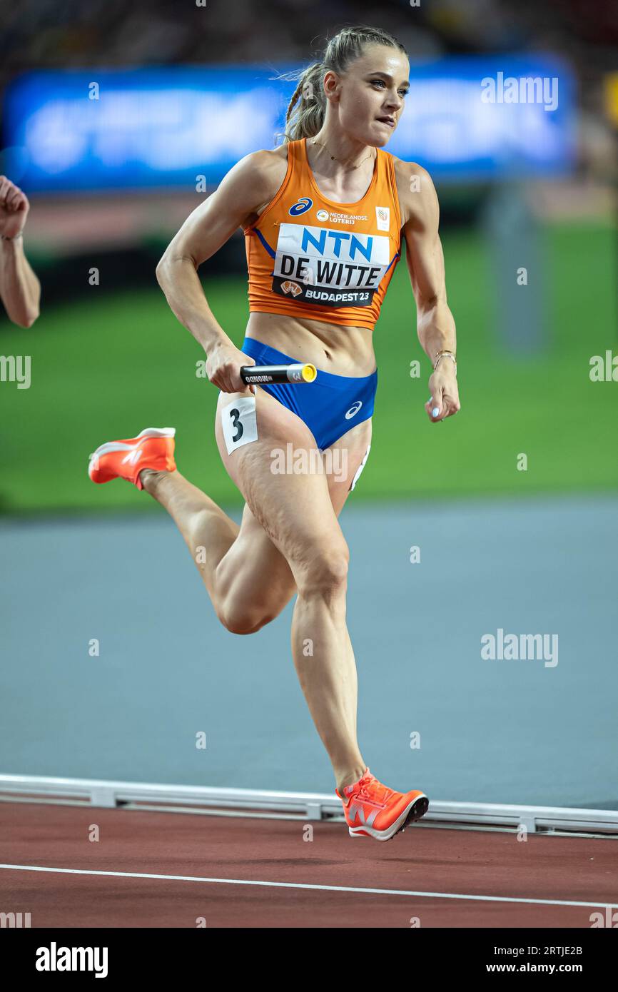 Lisanne De Witte Participating In The 4X400 Meters Relay At The World ...