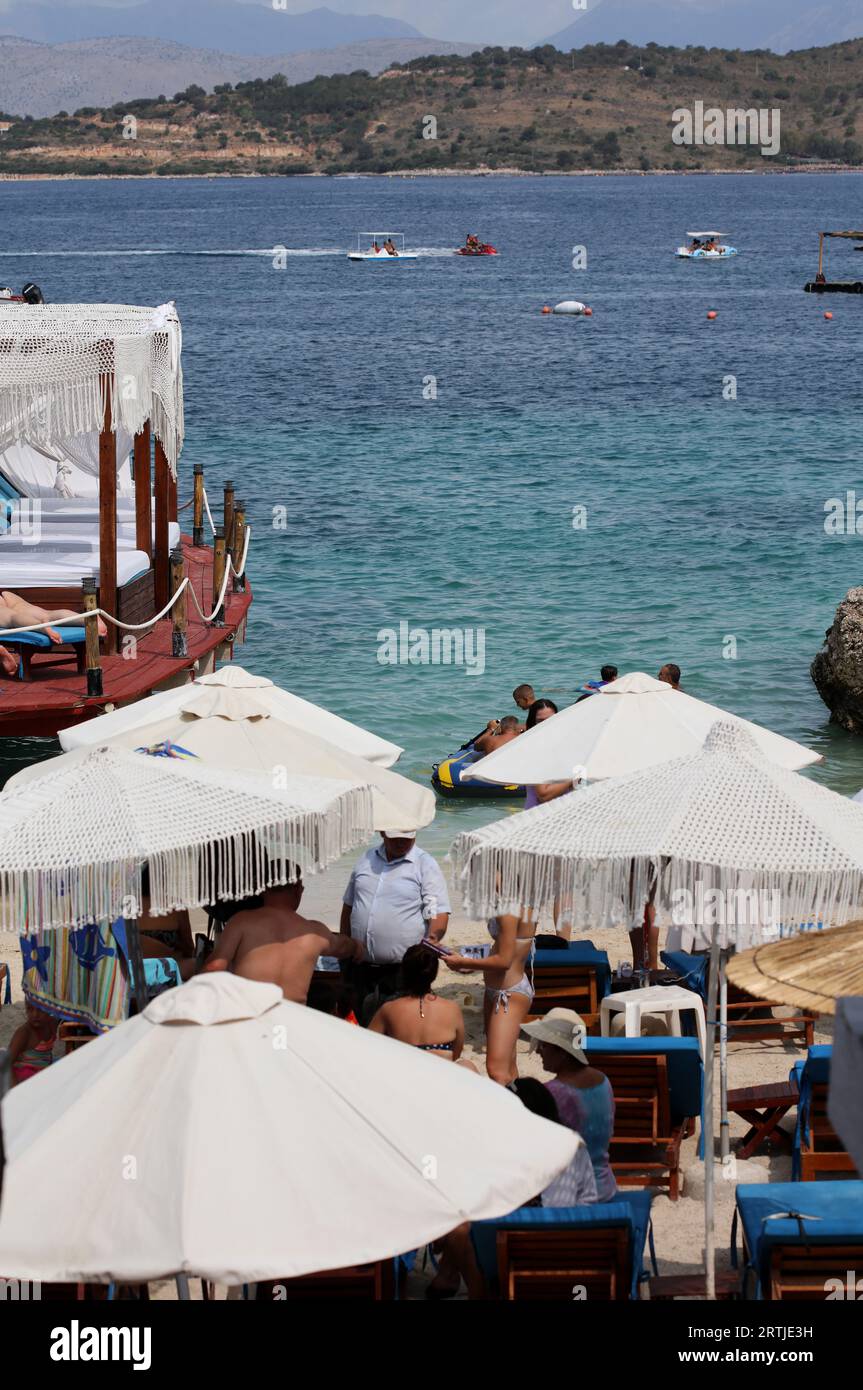 Ksamil beach, Albania, Thursday 31 August 2023 Exploring tropical