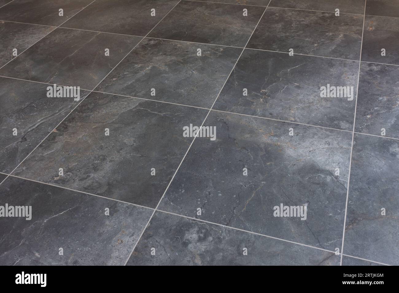 Newly laid floor tiles in the living room Stock Photo Alamy