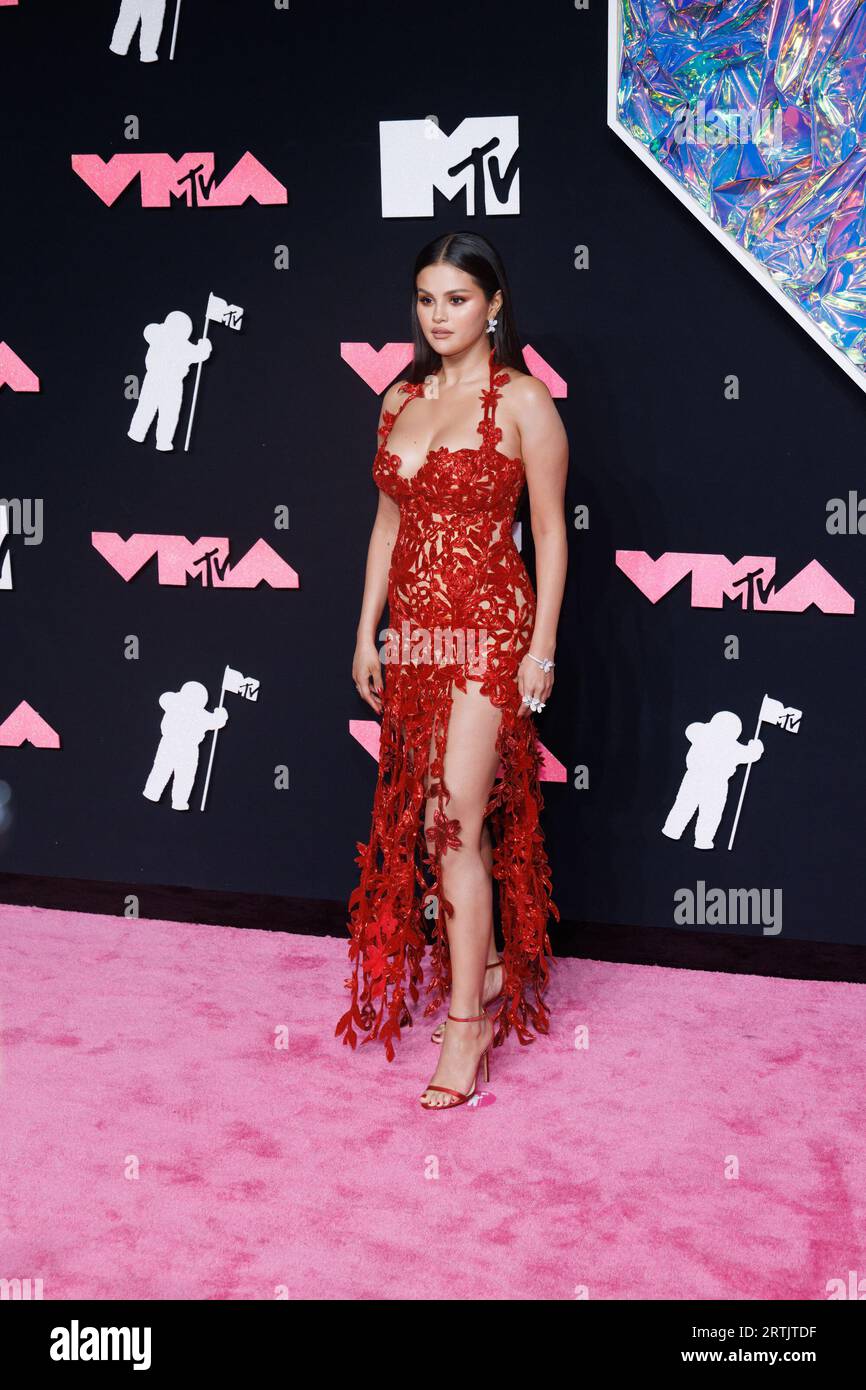 Newark, New Jersey, USA. 12th Sep, 2023. Selena Gomez. 2023 MTV Video Music  Awards held at the Prudential Center. Credit: Shawn  Punch/AdMedia/Newscom/Alamy Live News Stock Photo - Alamy