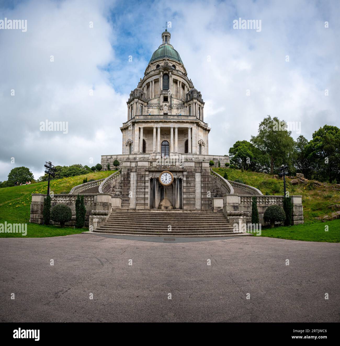 The Ashton Memorial is a folly in Williamson Park, Lancaster