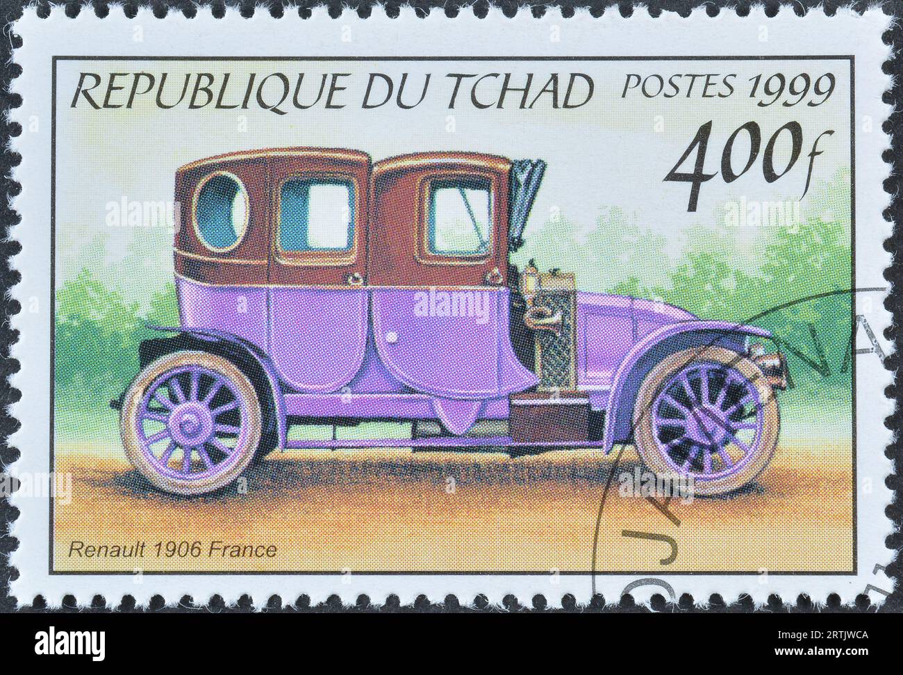 Renault 4L La Poste ~ 1962 - Collecting Stamps - PostBeeld