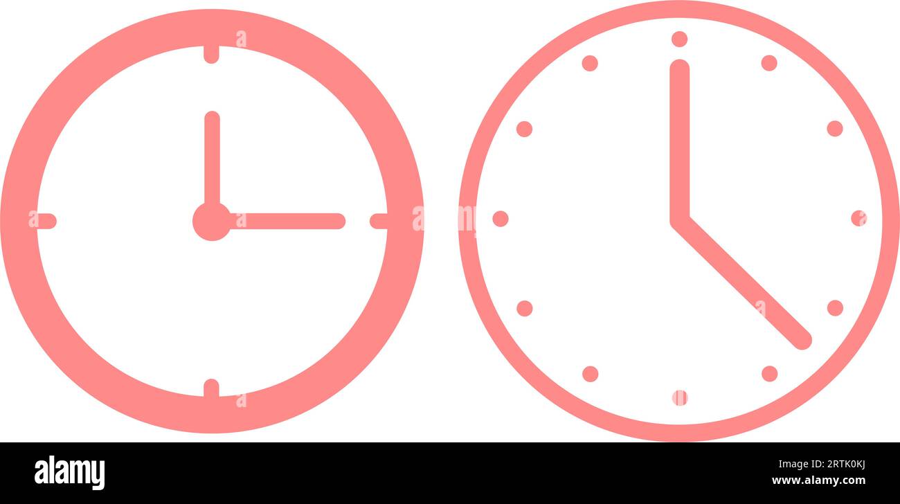 Date and time icon Stock Vector Images - Alamy