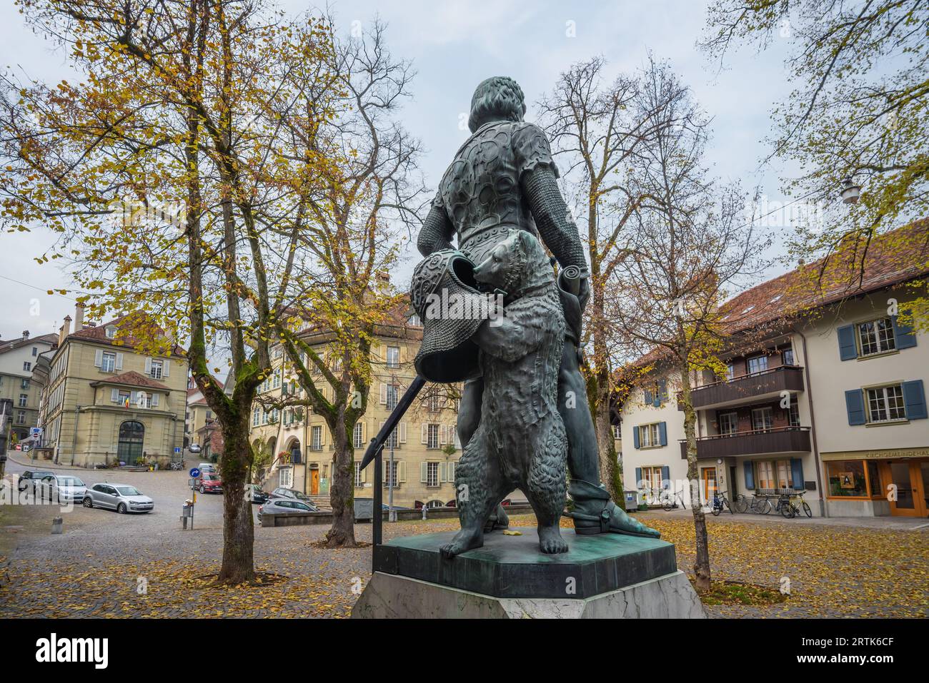 Zahringer Memorial - Bern, Switzerland Stock Photo