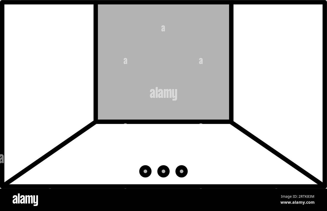 kitchen hood Top view vector illustration design Stock Vector Image