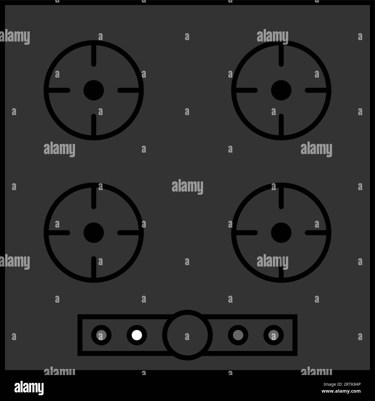 Stove Top view vector illustration design Stock Vector Image & Art Alamy