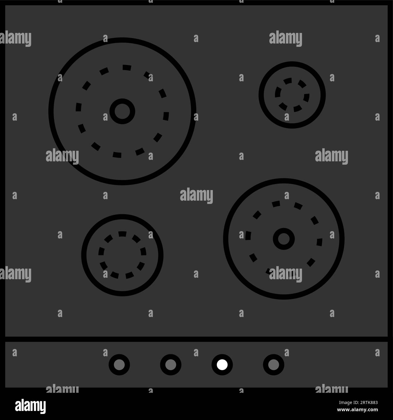 Stove Top view vector illustration design Stock Vector Image & Art Alamy