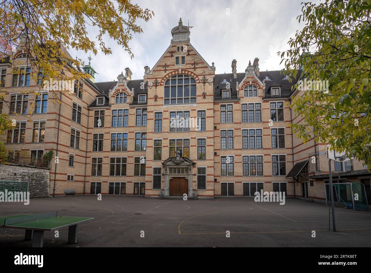 Hirschengraben School - Zurich, Switzerland Stock Photo