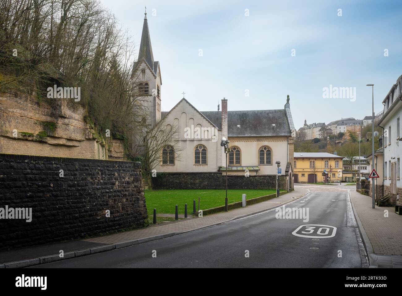 Romanian Orthodox Church Nativity of the Lord - Luxembourg City, Luxembourg Stock Photo
