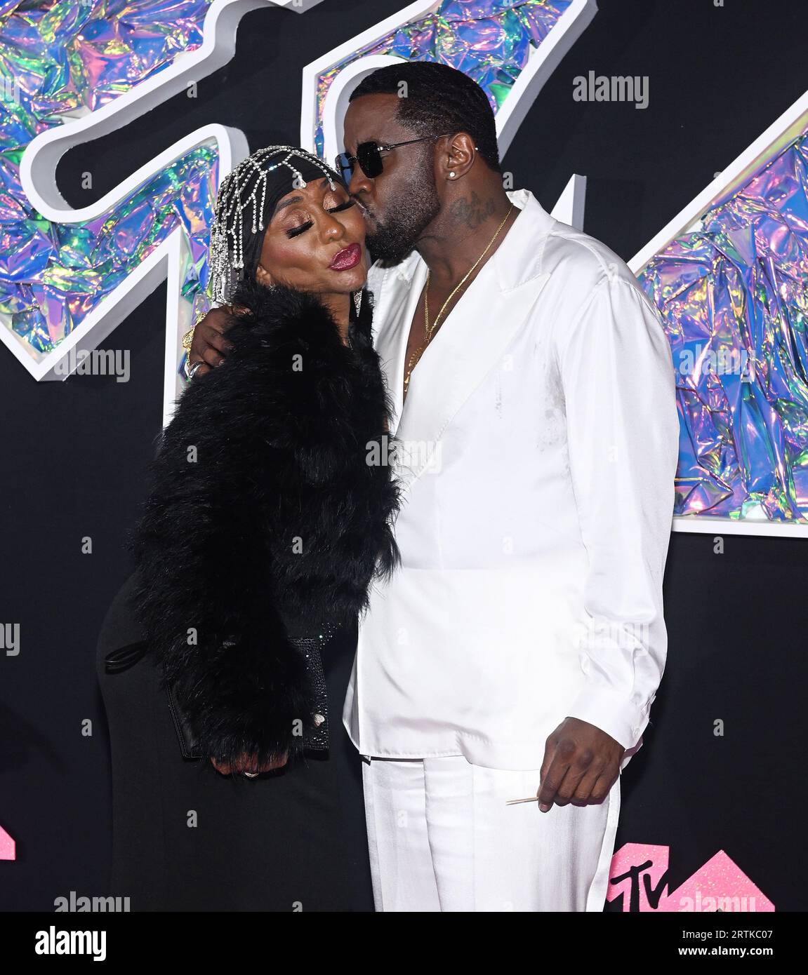 Newark, USA. 12th Sep, 2023. Diddy, Janice Combs attend the 2023 MTV Video Music Awards at Prudential Center on September 12, 2023 in Newark, New Jersey. Photo: Jeremy Smith/imageSPACE Credit: Imagespace/Alamy Live News Stock Photo