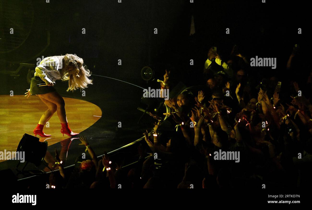 Newark, USA. 12th Sep, 2023. Doja Cat performs onstage during the 2023 MTV Video Music Awards at Prudential Center on September 12, 2023 in Newark, New Jersey. Photo: Jeremy Smith/imageSPACE Credit: Imagespace/Alamy Live News Stock Photo