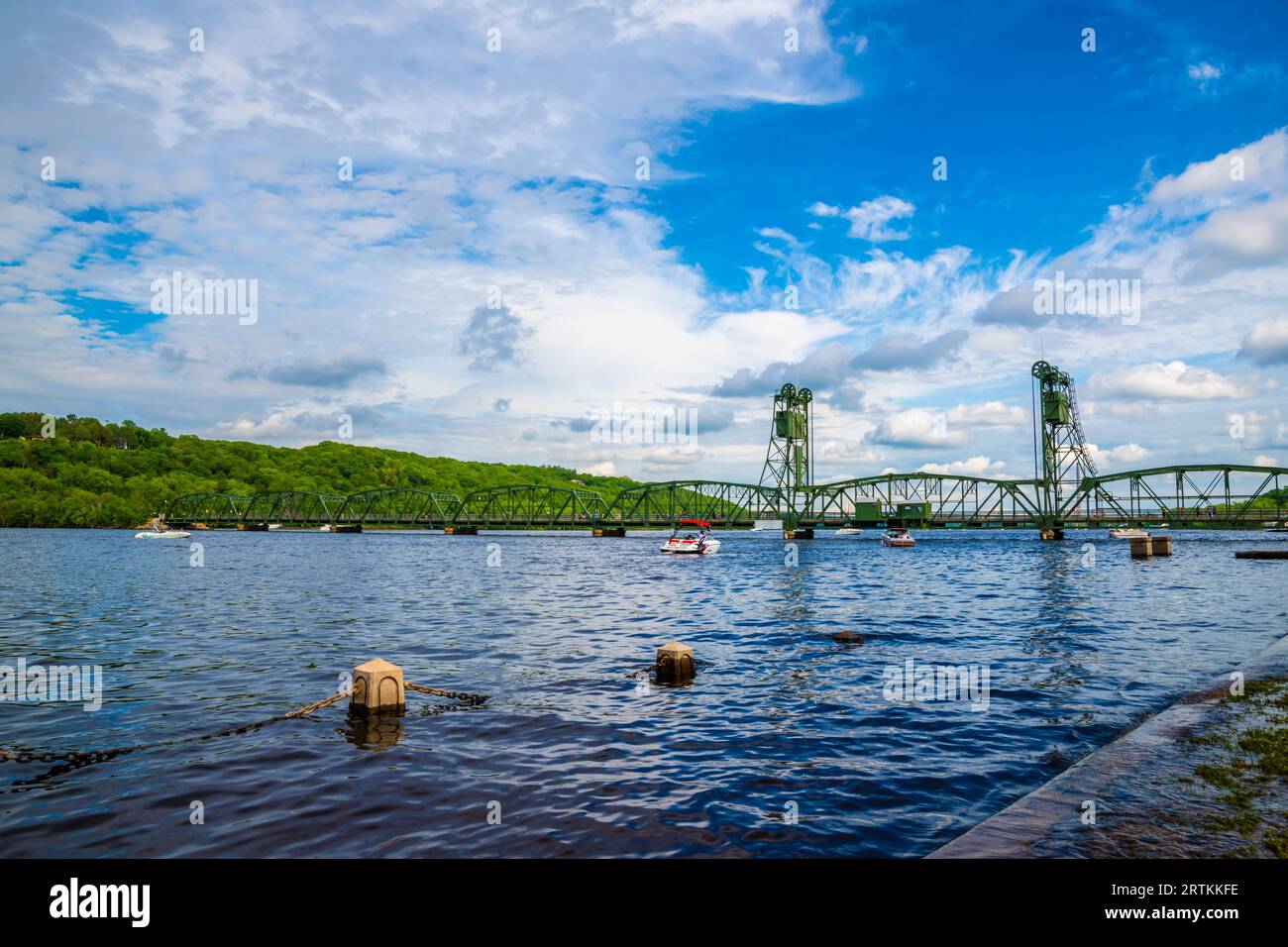 The Stillwater Lift Bridge in Stillwater, Minnesota Stock Photo Alamy