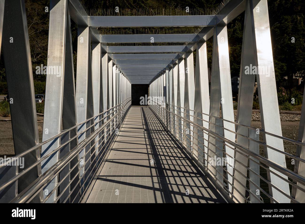 WA2358500...WASHINGTON Deception Pass State Park metal floating dock